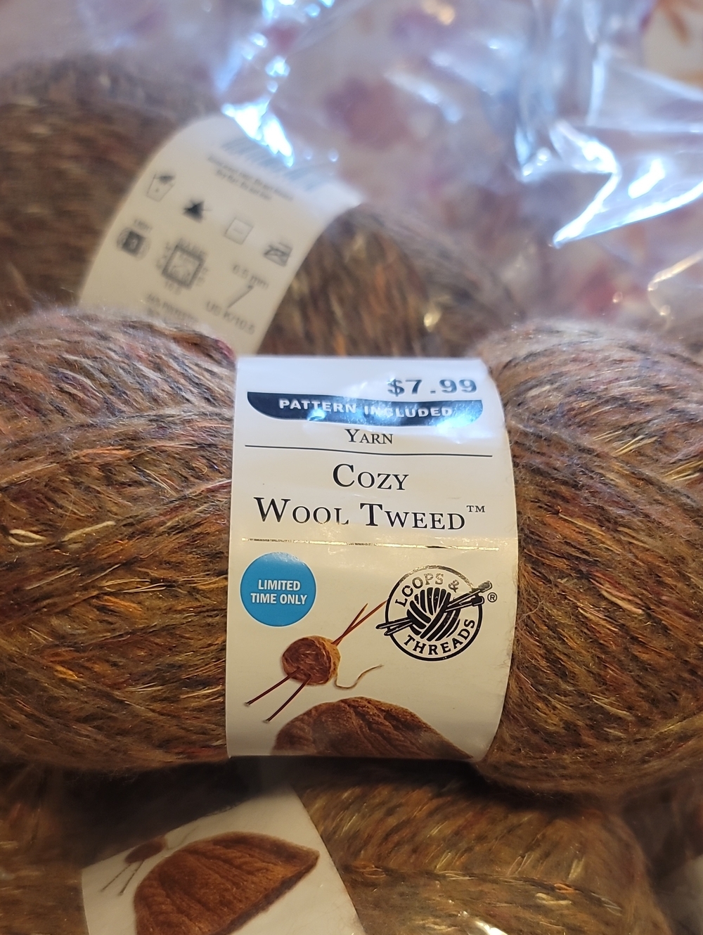 Cozy Wool YARN Loops And Threads Lot Of 9
